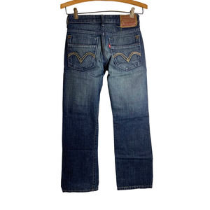 Boys Levis 514 Slim Straight Red Tab Denim Jeans Blue Size 10 Regular 25X25